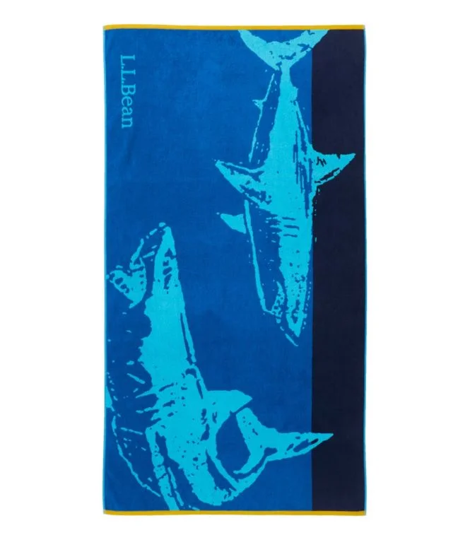 Alternative view of Seaside Beach Towel, Shark