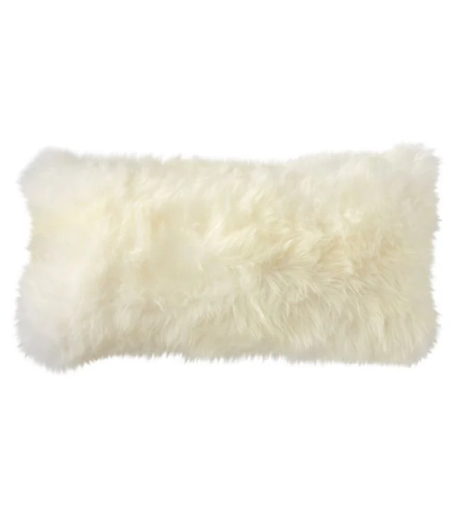 Alternative view of Sheepskin Throw Pillow, 11"" x 22""