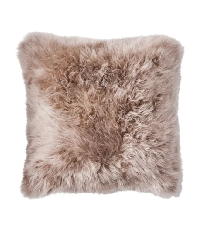 Sheepskin Throw Pillow, 14"" x 14"" - Image 5