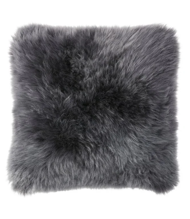 Sheepskin Throw Pillow, 14"" x 14"" - Image 6