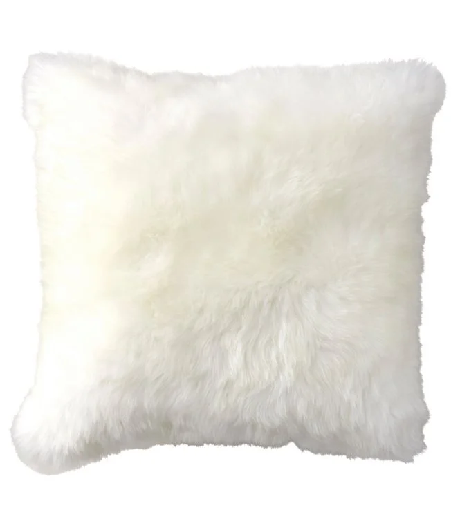 Alternative view of Sheepskin Throw Pillow, 20"" x 20""