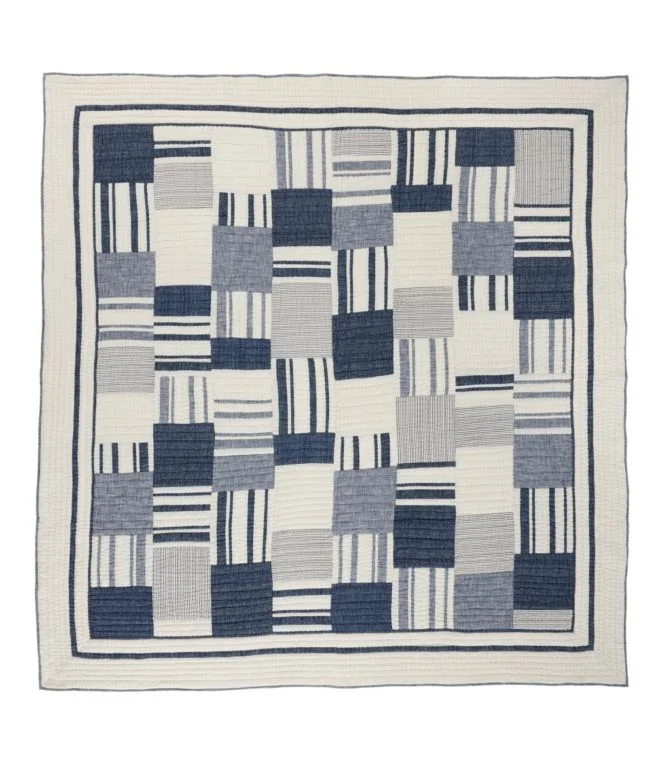 Striped Patchwork Quilt Collection - Image 3