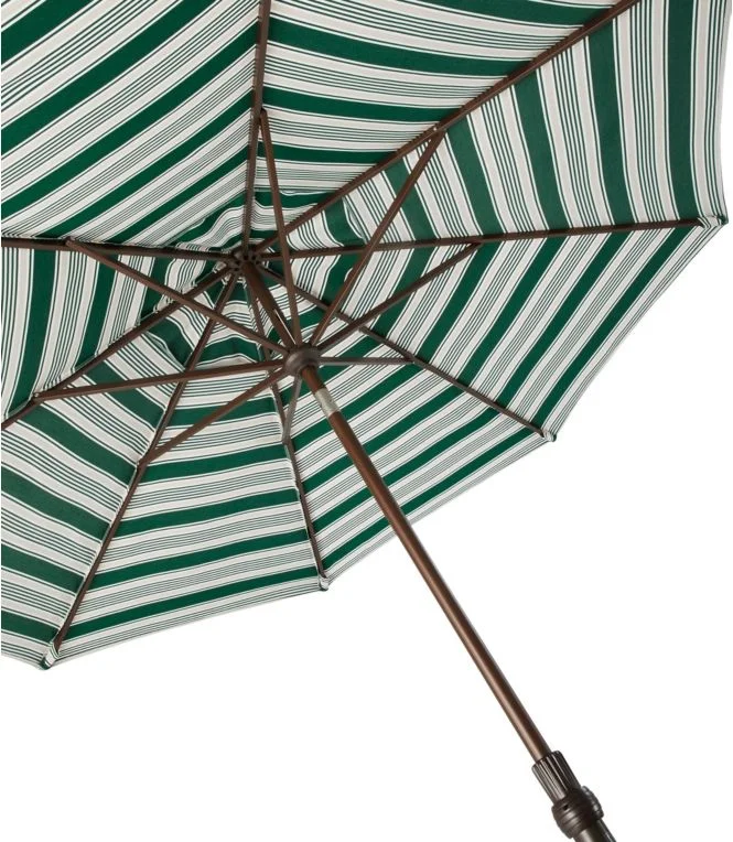 Sunbrella Market Umbrella, Aluminum Stripe - Image 4