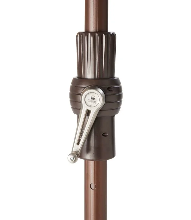 Sunbrella Market Umbrella, Aluminum Stripe - Image 6