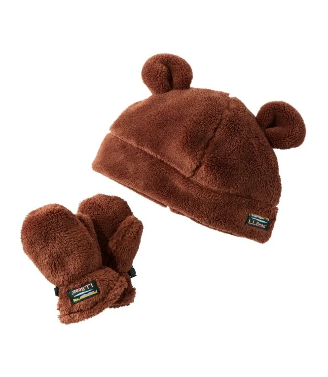 Toddlers'' Hi-Pile Hat and Mitten Set - Image 5