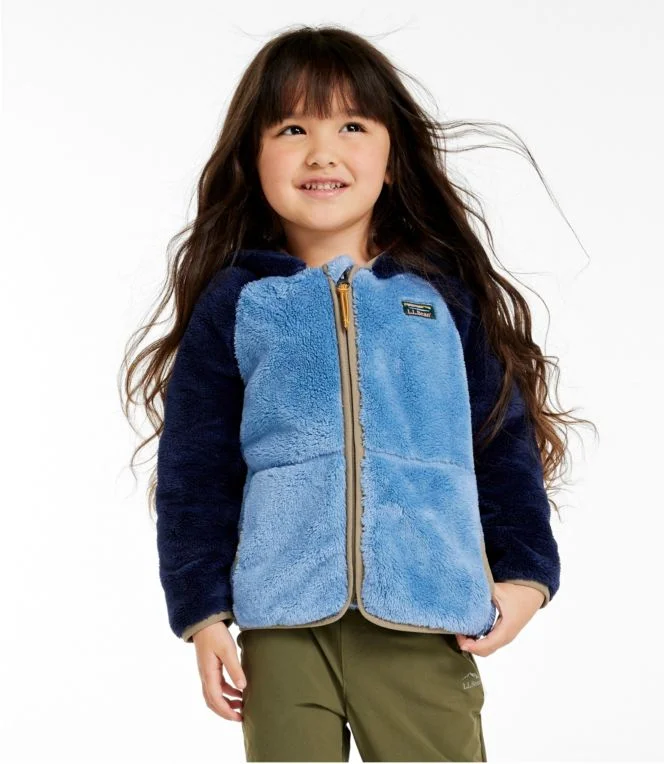 Toddlers'' L.L.Bean Hi-Pile Fleece Jacket, Colorblock - Image 3