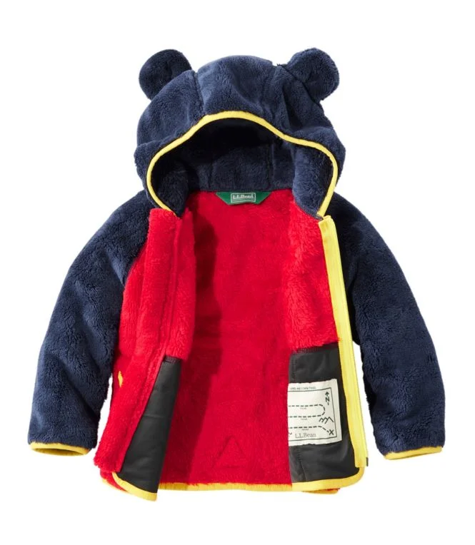 Toddlers'' L.L.Bean Hi-Pile Fleece Jacket, Colorblock - Image 7