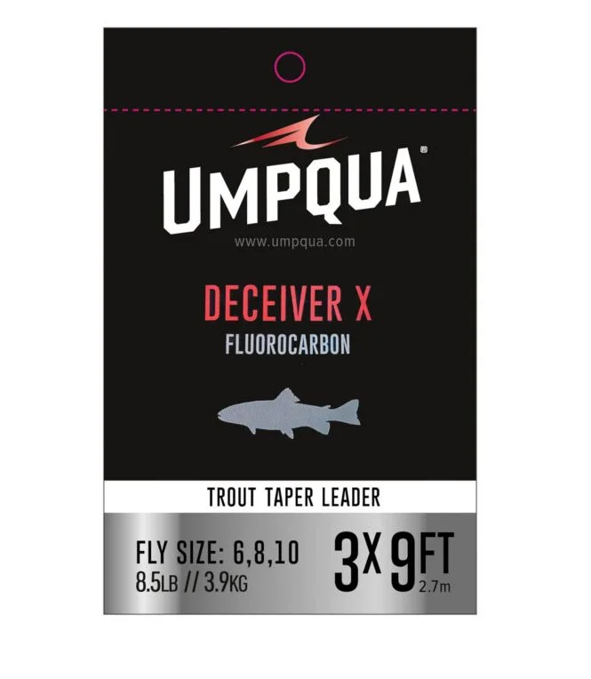 Umpqua Deceiver X Fluorocarbon Leaders, 9''