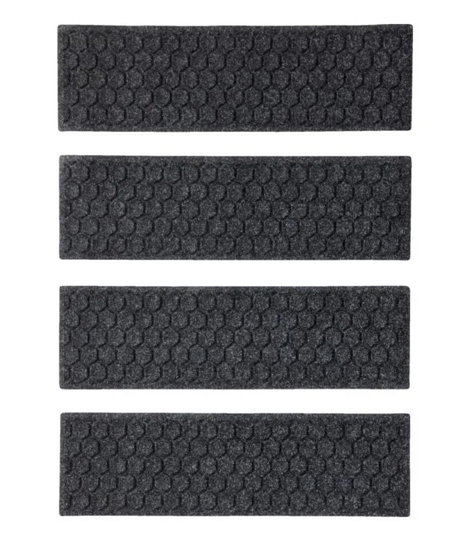 Washable Waterhog Mat, Stair Treads, Set of Four, Honeycomb