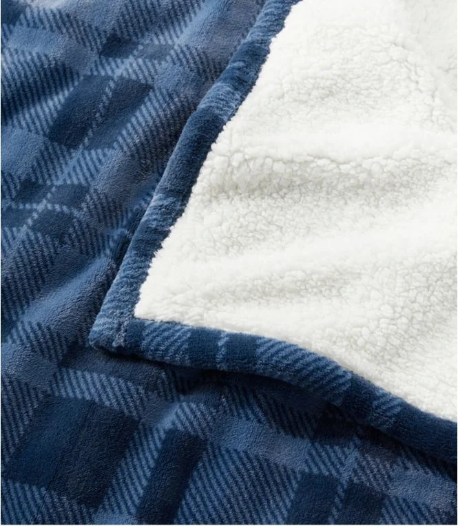 Wicked Plush Sherpa Throw, Plaid - Image 4