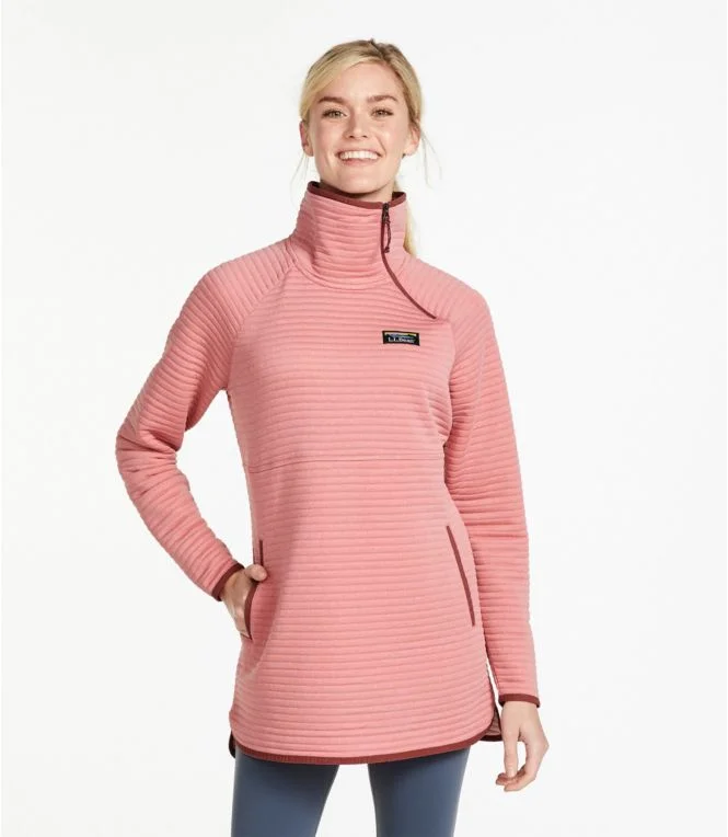Women''s Airlight Knit Asymmetrical Quarter-Zip Tunic - Image 3