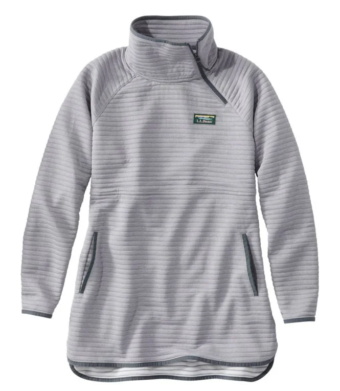 Women''s Airlight Knit Asymmetrical Quarter-Zip Tunic - Image 8