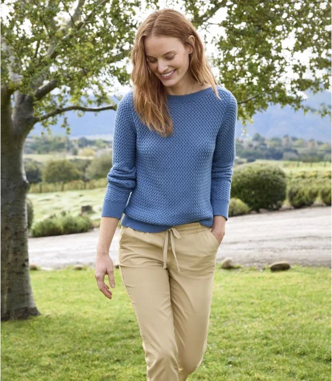 Women''s Basketweave Sweater, Boatneck - Image 7