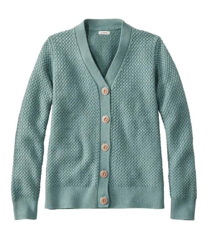 Women''s Basketweave Sweater, Button-Front Cardigan - Image 10