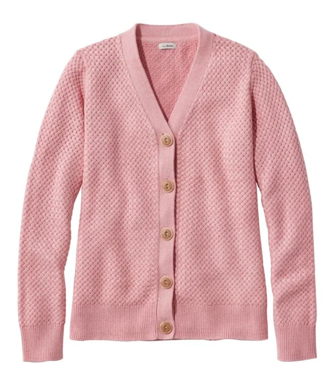 Women''s Basketweave Sweater, Button-Front Cardigan - Image 9