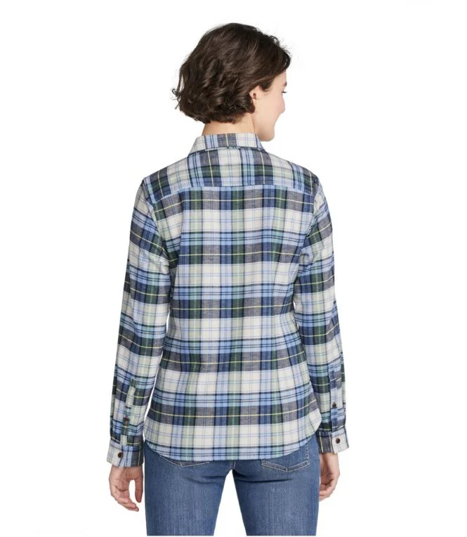 Women''s BeanFlex All-Season Flannel Shirt, Long-Sleeve - Image 4