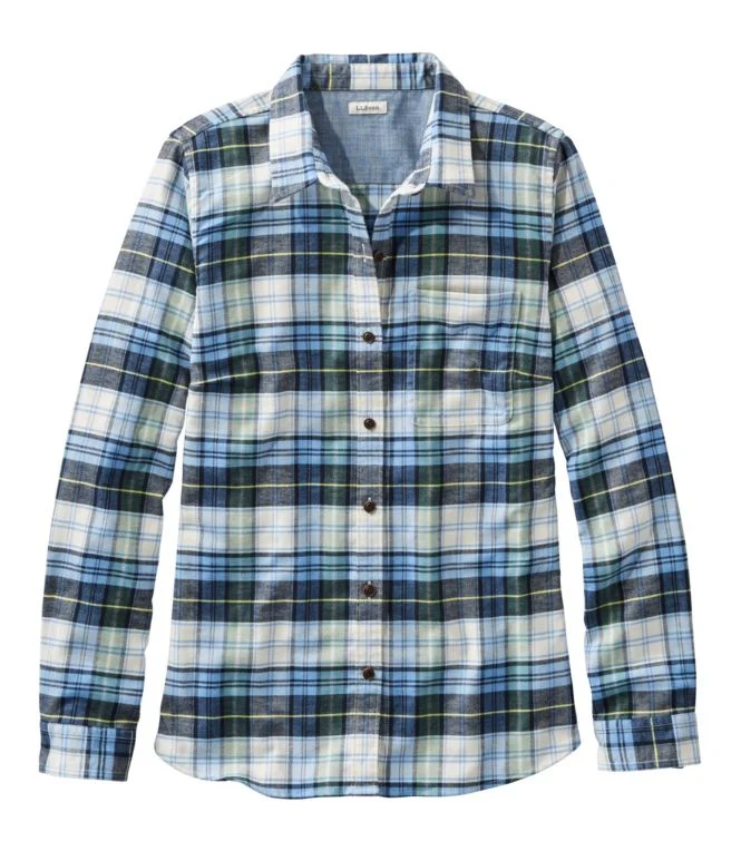 Women''s BeanFlex All-Season Flannel Shirt, Long-Sleeve - Image 7