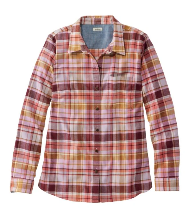 Women''s BeanFlex All-Season Flannel Shirt, Long-Sleeve - Image 9