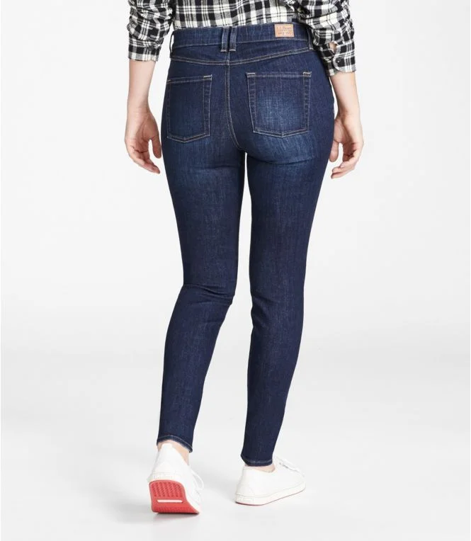 Women''s BeanFlex® Jeans, Mid-Rise Skinny-Leg Pull-On - Image 3