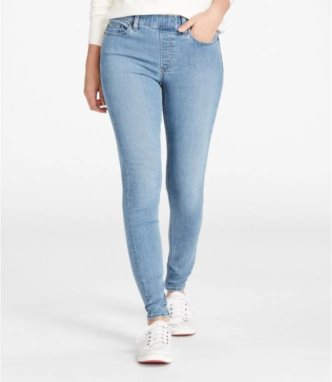 Women''s BeanFlex® Jeans, Mid-Rise Skinny-Leg Pull-On