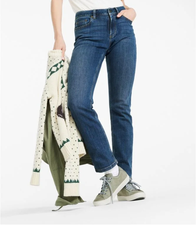 Women''s BeanFlex® Jeans, Mid-Rise Straight-Leg - Image 6