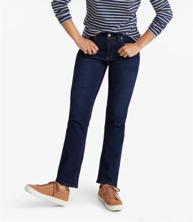 Women''s BeanFlex® Jeans, Mid-Rise Straight-Leg - Image 7