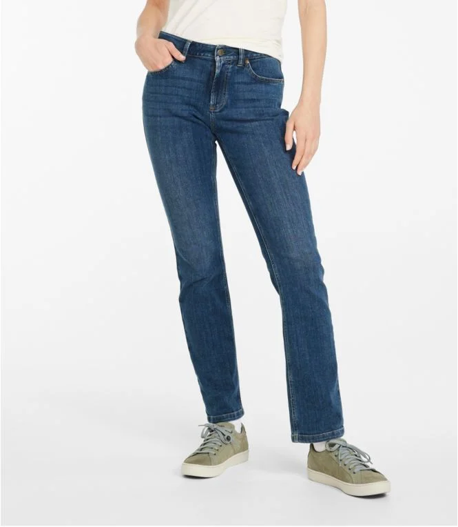 Women''s BeanFlex® Jeans, Mid-Rise Straight-Leg - Image 8