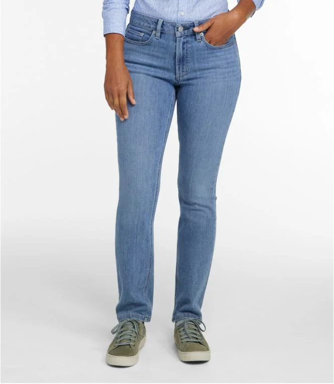 Women''s BeanFlex® Jeans, Mid-Rise Straight-Leg - Image 9