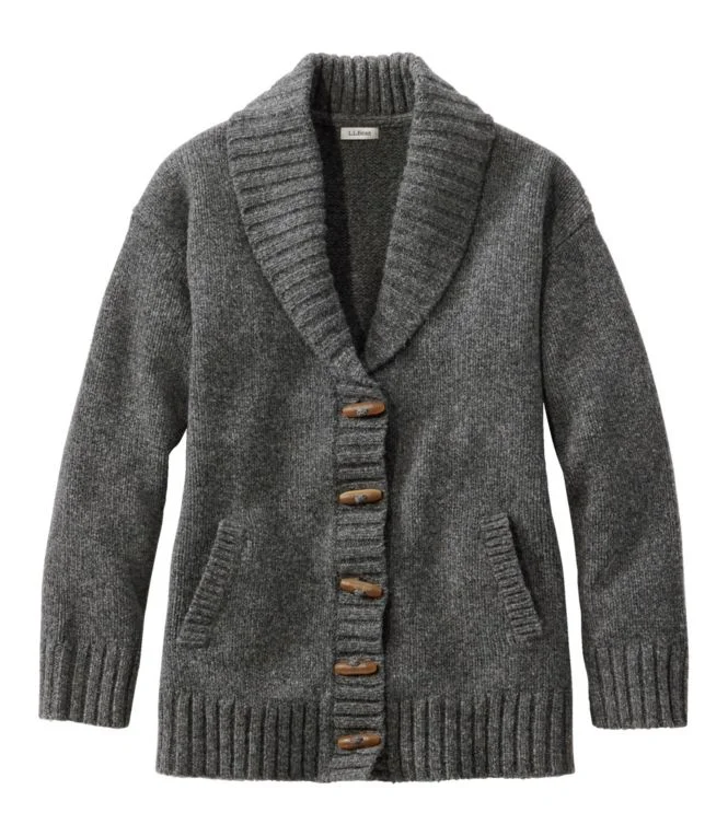 Alternative view of Women''s Bean''s Classic Ragg Wool Sweater, Cardigan