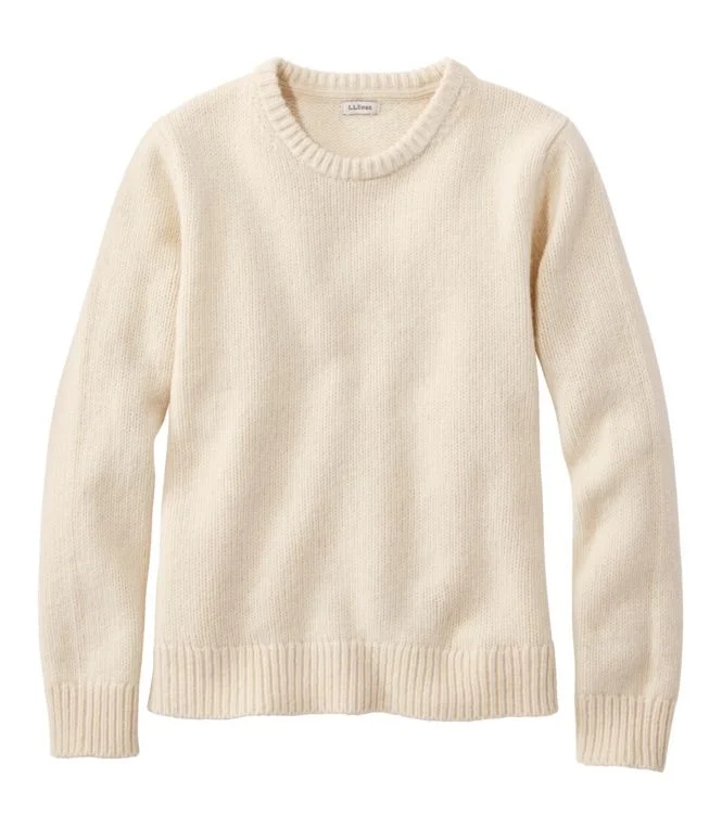 Women''s Bean''s Classic Ragg Wool Sweater, Crewneck - Image 6