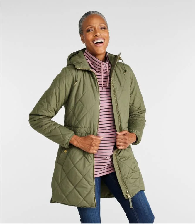 Women''s Bean''s Cozy Quilted Coat - Image 3