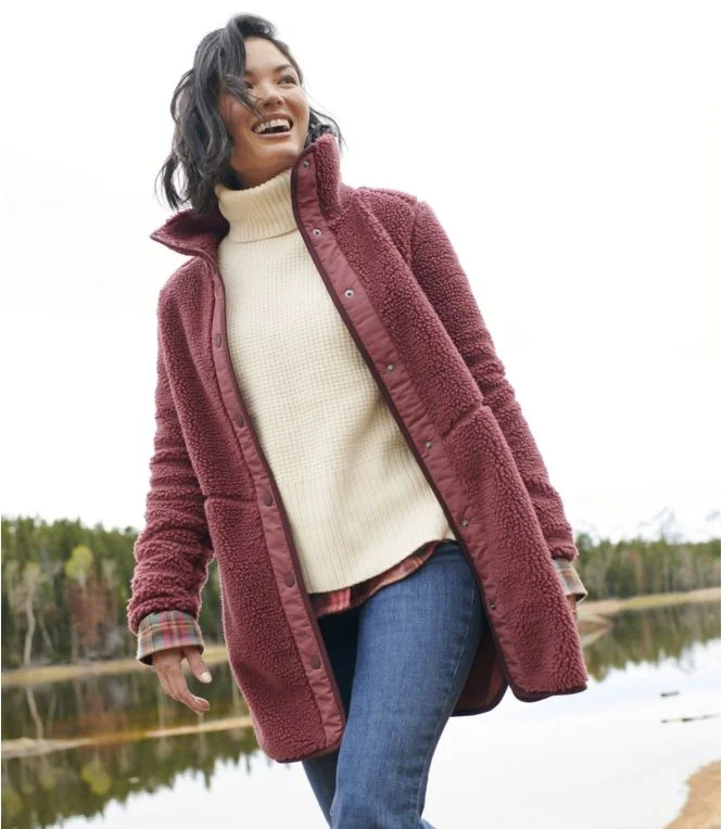 Women''s Bean''s Sherpa Fleece Coat - Image 7