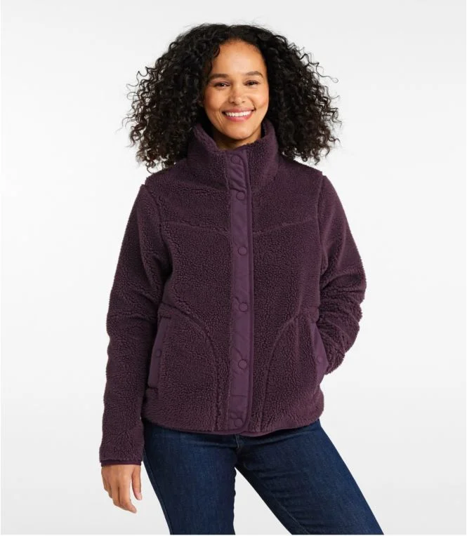 Women''s Bean''s Sherpa Fleece Jacket - Image 3