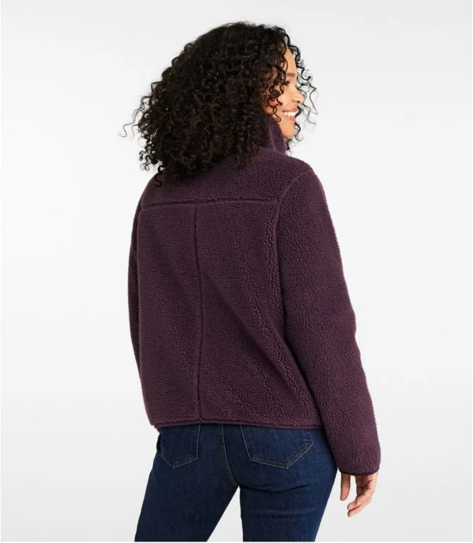 Women''s Bean''s Sherpa Fleece Jacket - Image 4
