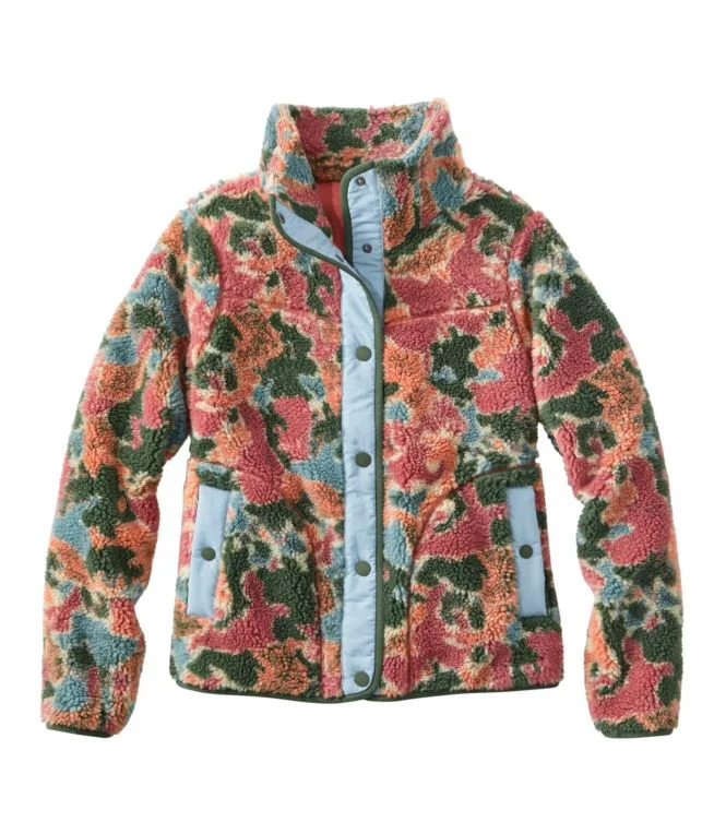 Alternative view of Women''s Bean''s Sherpa Fleece Jacket, Print