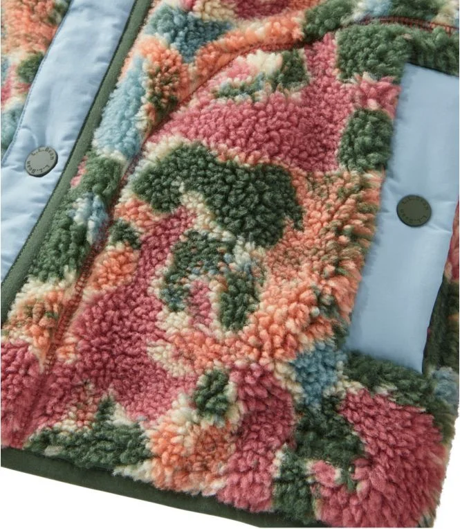 Women''s Bean''s Sherpa Fleece Jacket, Print - Image 6