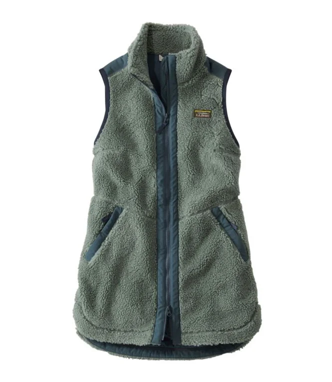 Women''s Bean''s Sherpa Fleece Long Vest - Image 11