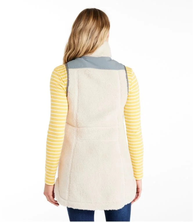 Women''s Bean''s Sherpa Fleece Long Vest - Image 4