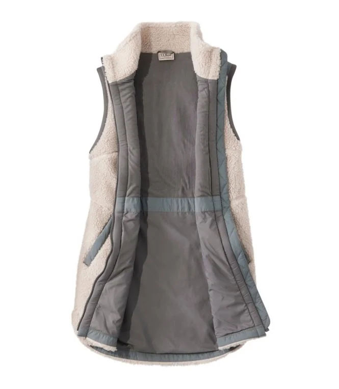 Women''s Bean''s Sherpa Fleece Long Vest - Image 5