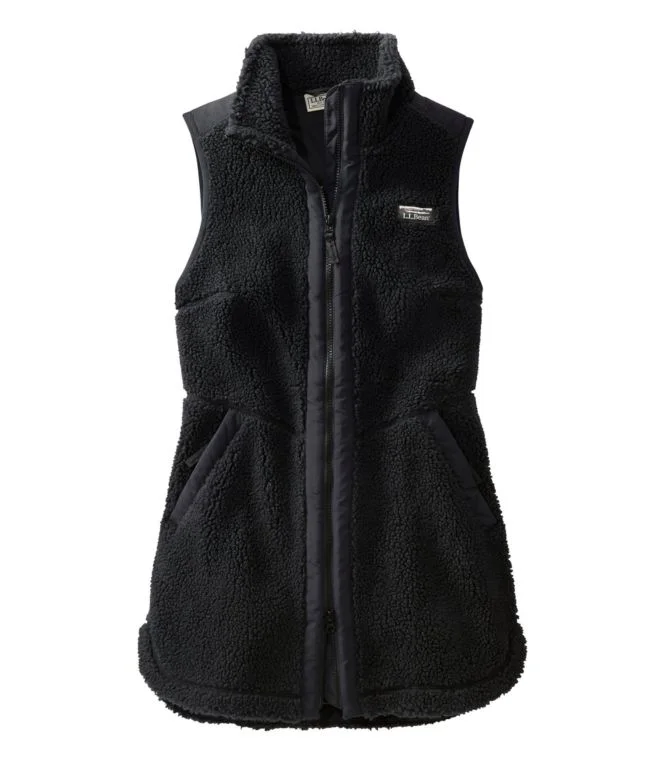 Women''s Bean''s Sherpa Fleece Long Vest