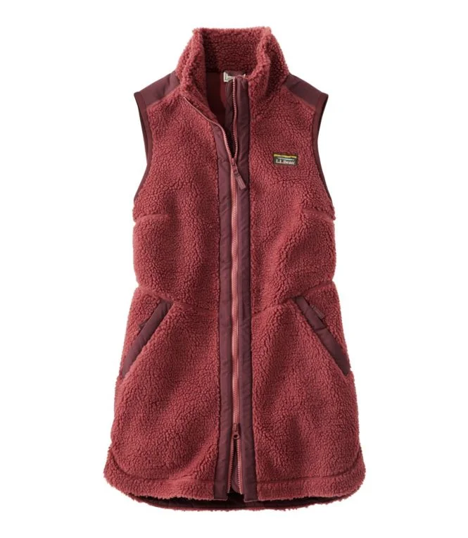 Women''s Bean''s Sherpa Fleece Long Vest - Image 9