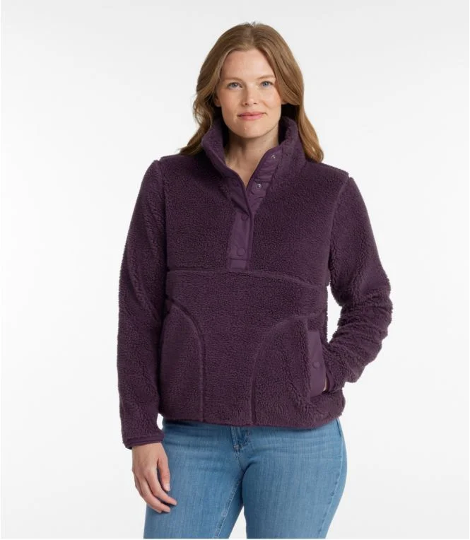 Women''s Bean''s Sherpa Fleece Pullover - Image 3