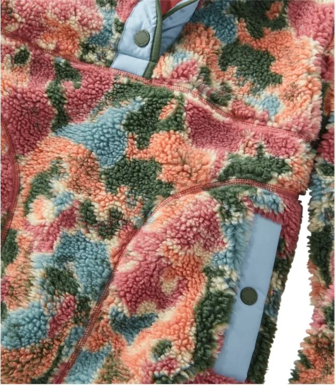 Women''s Bean''s Sherpa Fleece Pullover, Print - Image 5