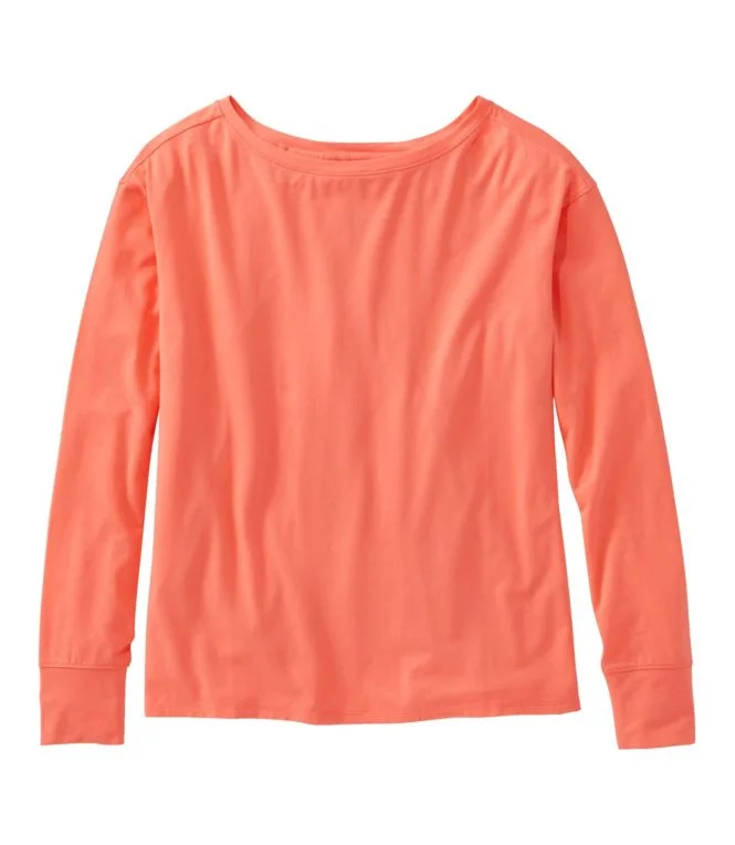 Women''s Beyond Soft Tee, Pleat-Back Long-Sleeve - Image 10