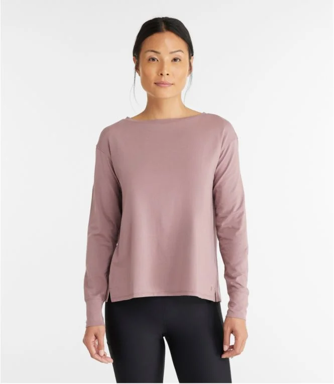 Women''s Beyond Soft Tee, Pleat-Back Long-Sleeve - Image 3