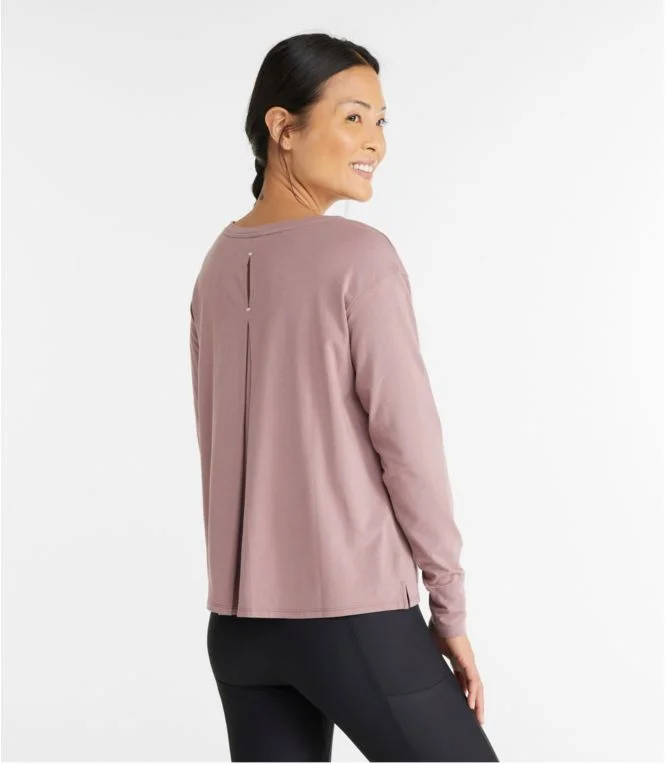 Women''s Beyond Soft Tee, Pleat-Back Long-Sleeve - Image 4