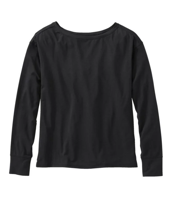 Women''s Beyond Soft Tee, Pleat-Back Long-Sleeve - Image 7