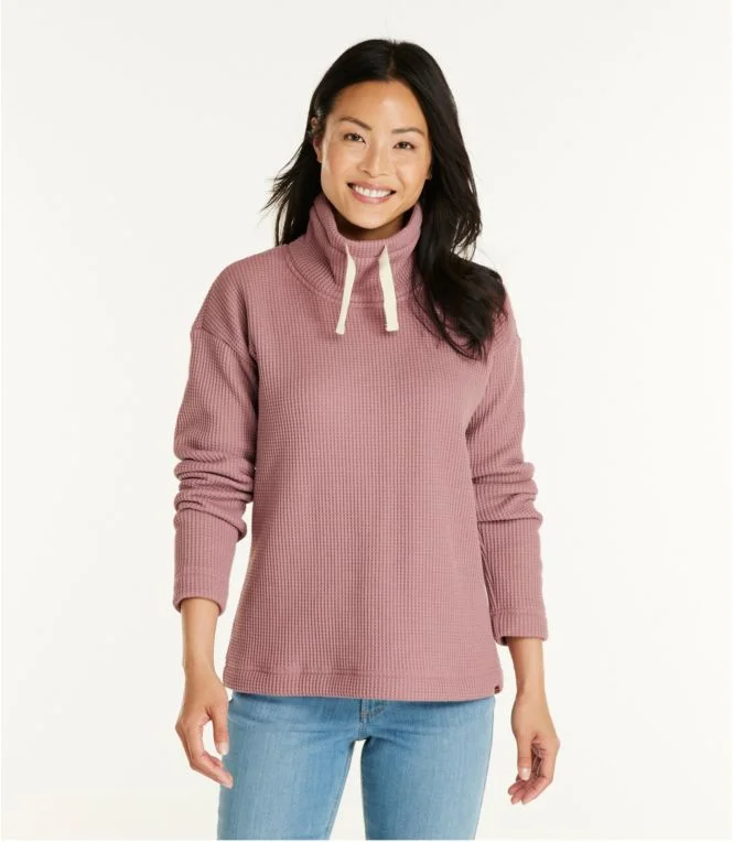 Women''s Birchwood Brushed Waffle Funnelneck - Image 3