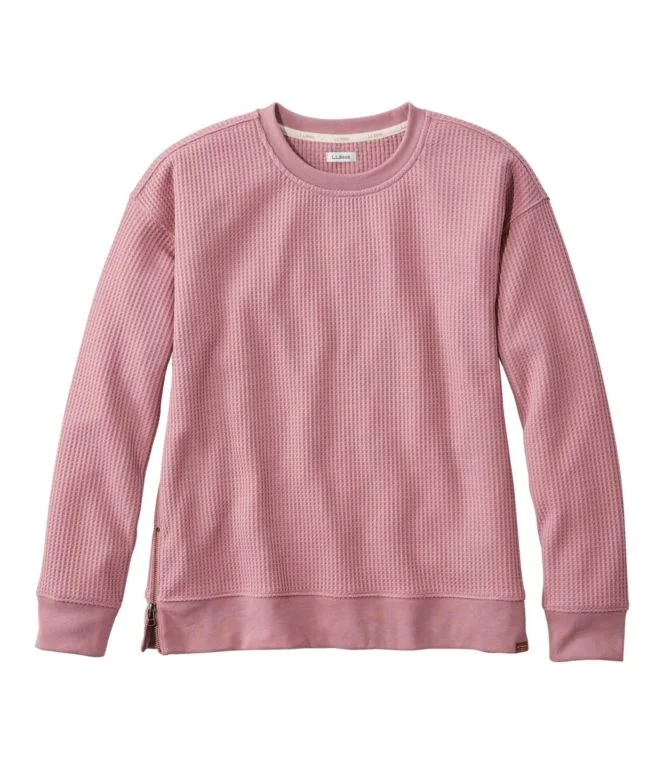 Women''s Birchwood Brushed Waffle Top, Crewneck - Image 10