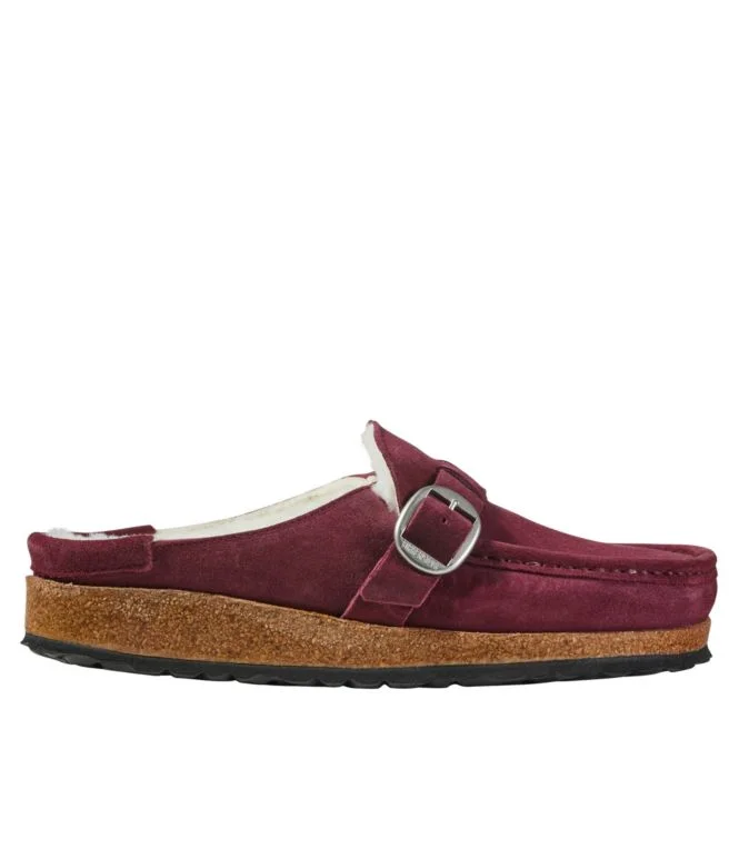 Alternative view of Women''s Birkenstock Buckley Clogs, Suede Shearling